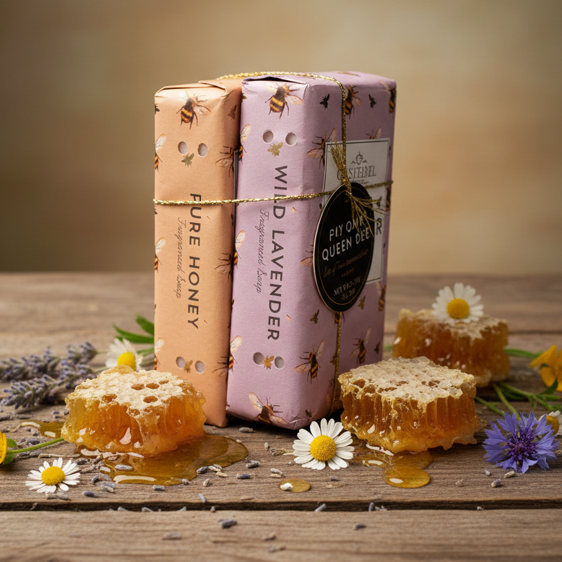Castelbel Porto Two Pack Bar Soap - Wild Lavender and Pure Honey Scents
