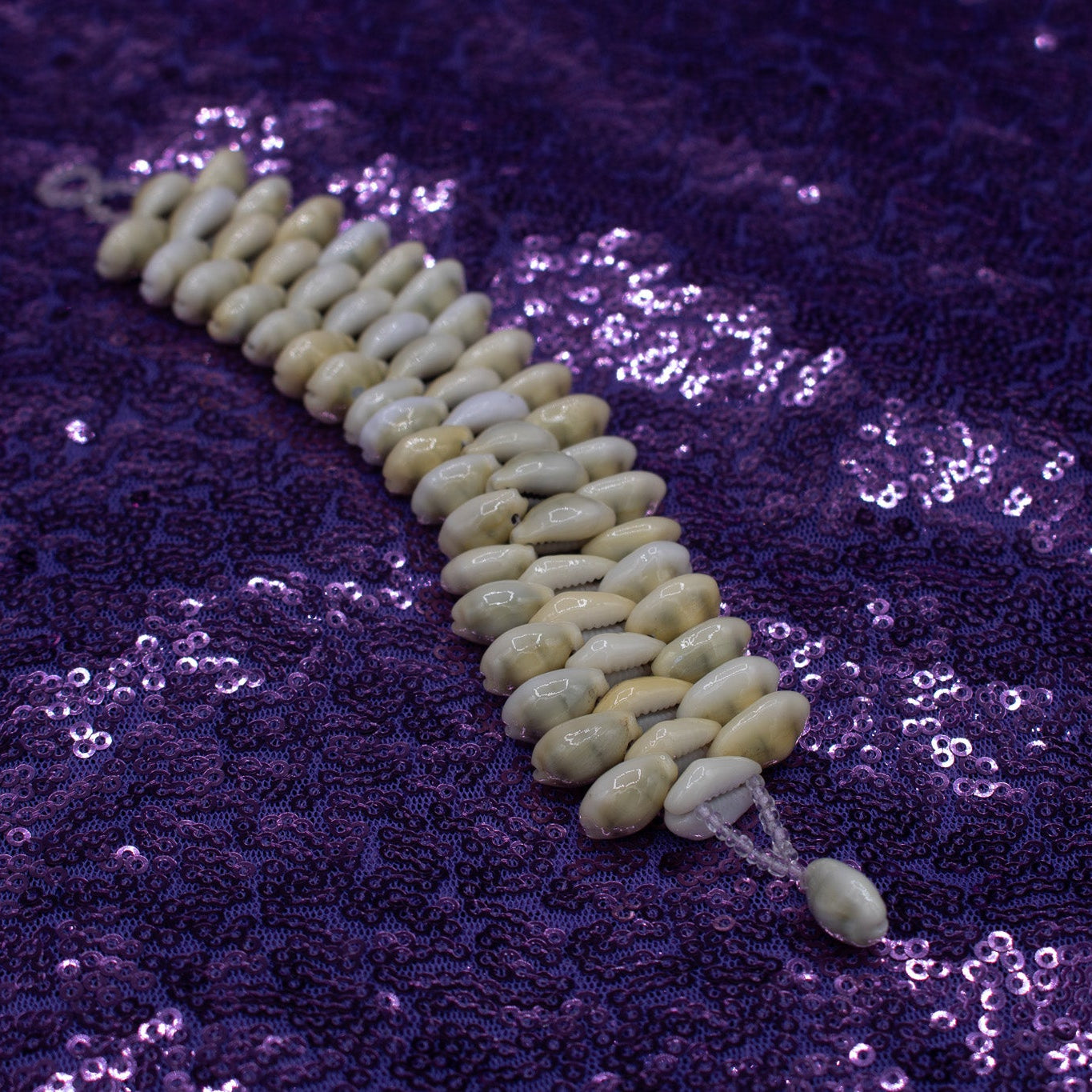 Handmade Cowrie Seashell Bracelet