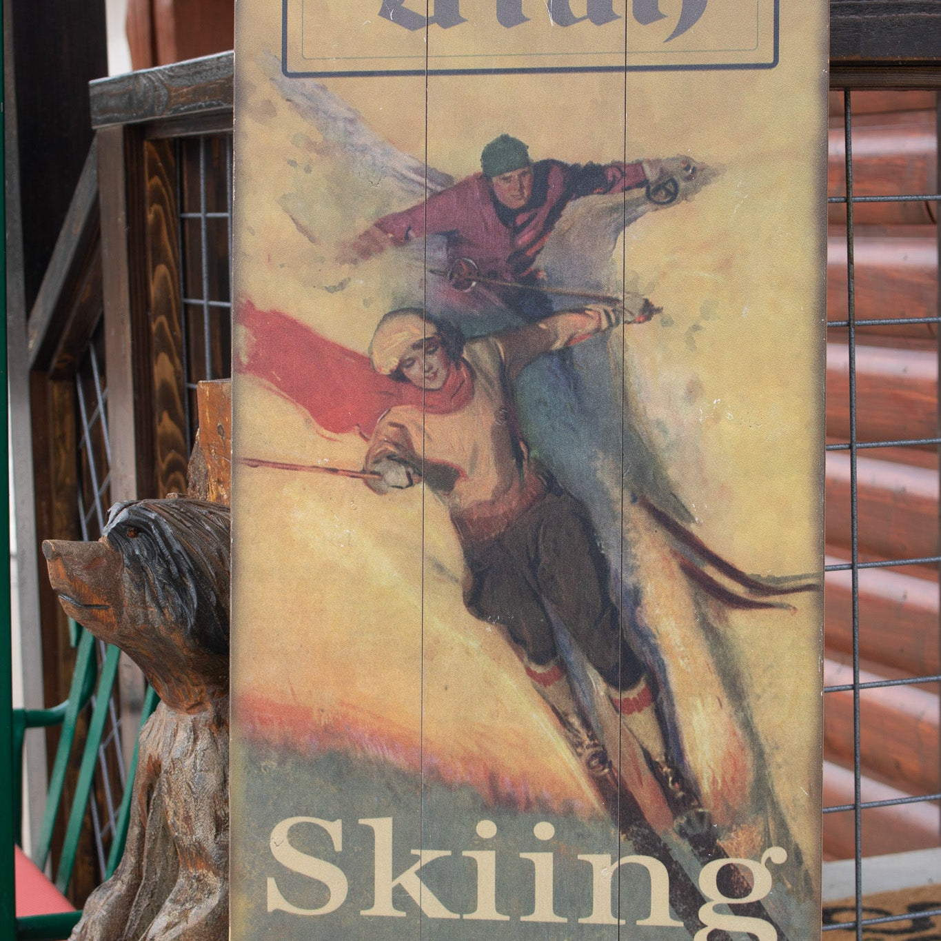 Wooden Print "Deer Valley Utah Skiing Bliss!" Wall Decor