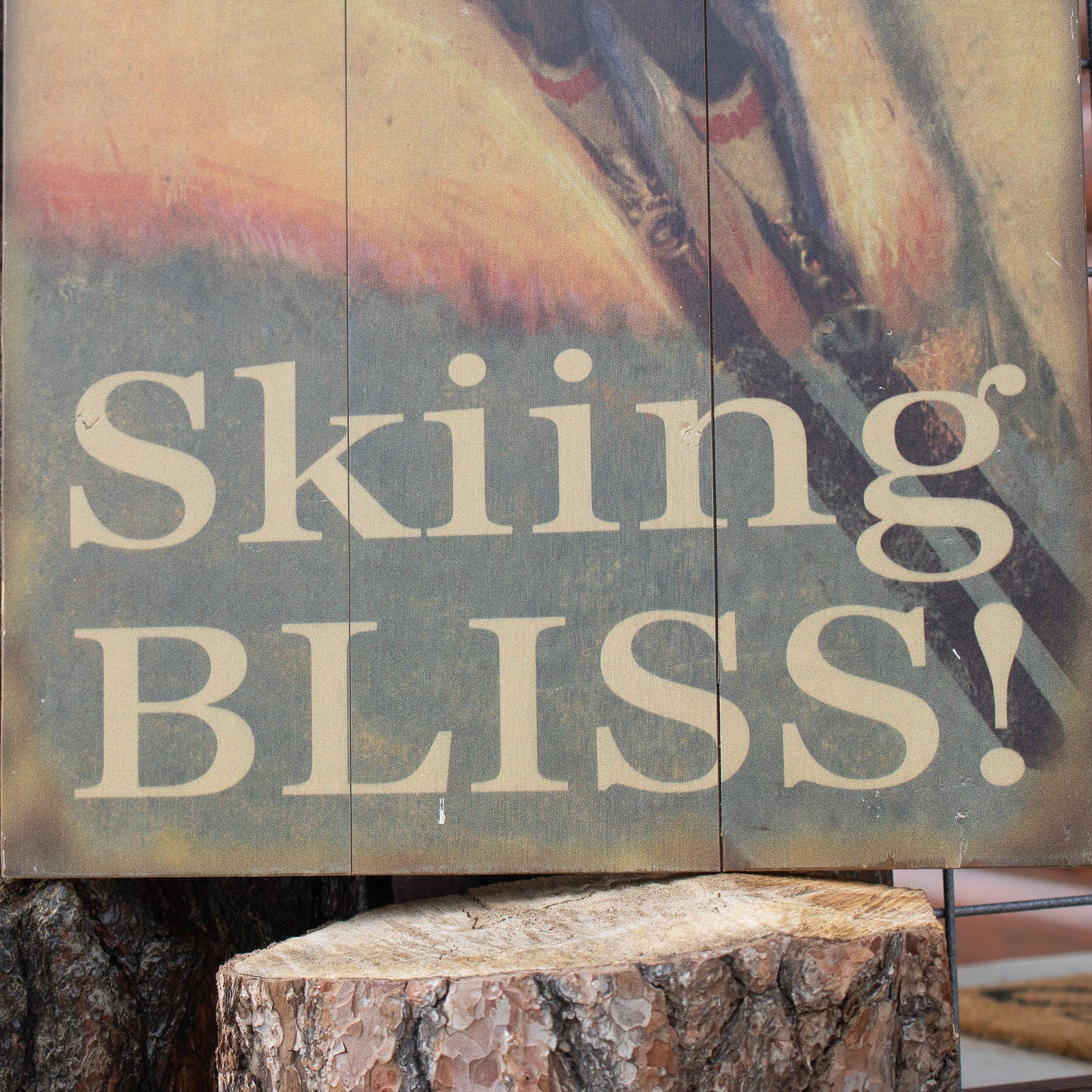 Wooden Print "Deer Valley Utah Skiing Bliss!" Wall Decor