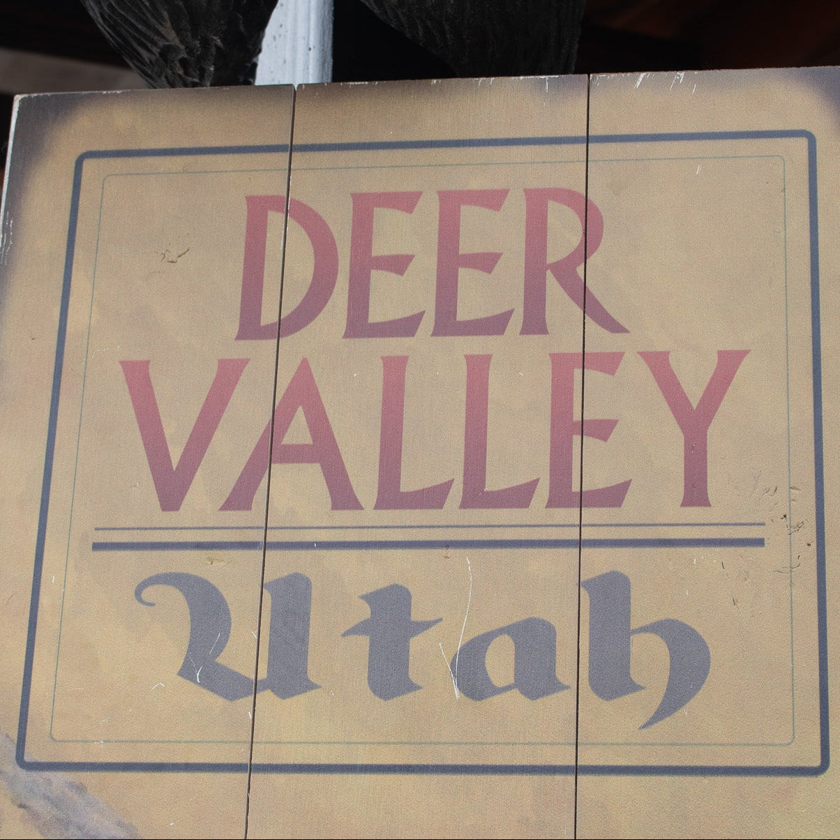 Wooden Print "Deer Valley Utah Skiing Bliss!" Wall Decor