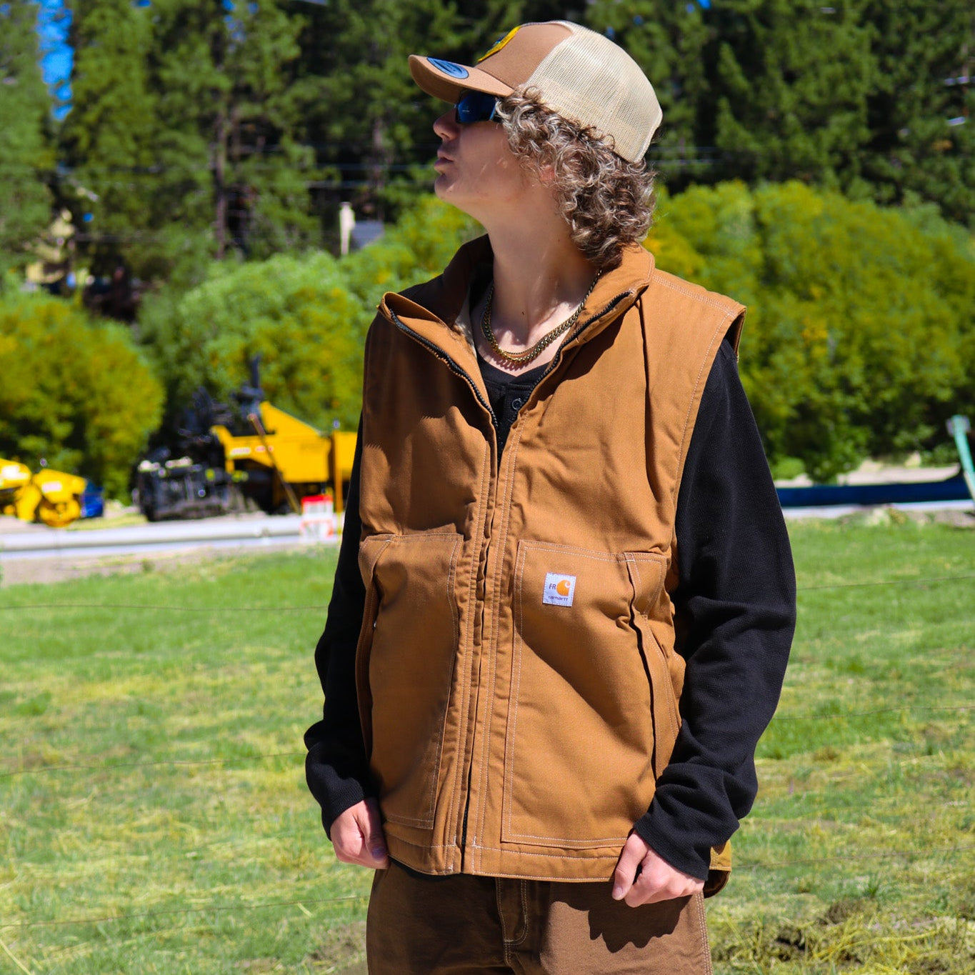 Carhartt Men's Flame-Resistant Quick Duck Vest