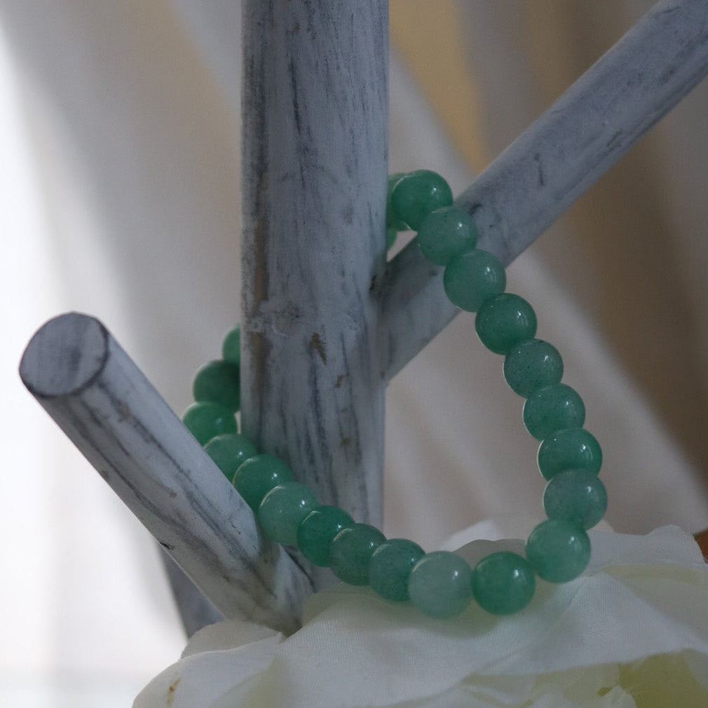 Green Aventurine Beaded Stretchy Bracelet