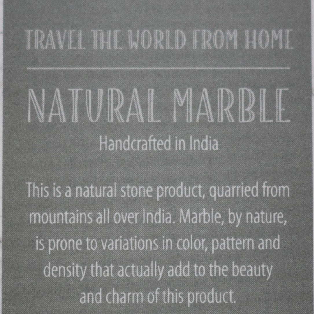 Halston Home Marble Bathroom Trinket Tray