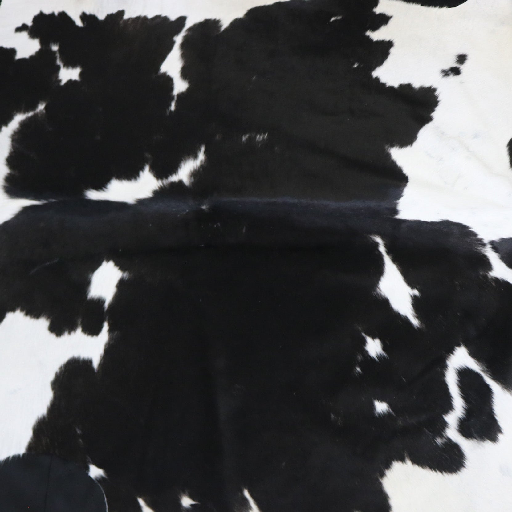 Stylish Black and White Cowhide Handcrafted in Brazil
