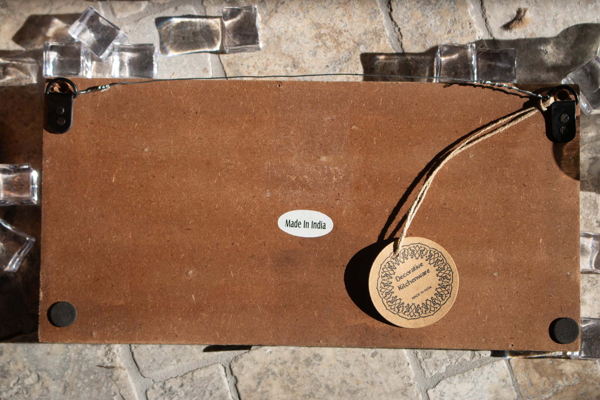Rustic Bar Burlap Hanging Wood Sign