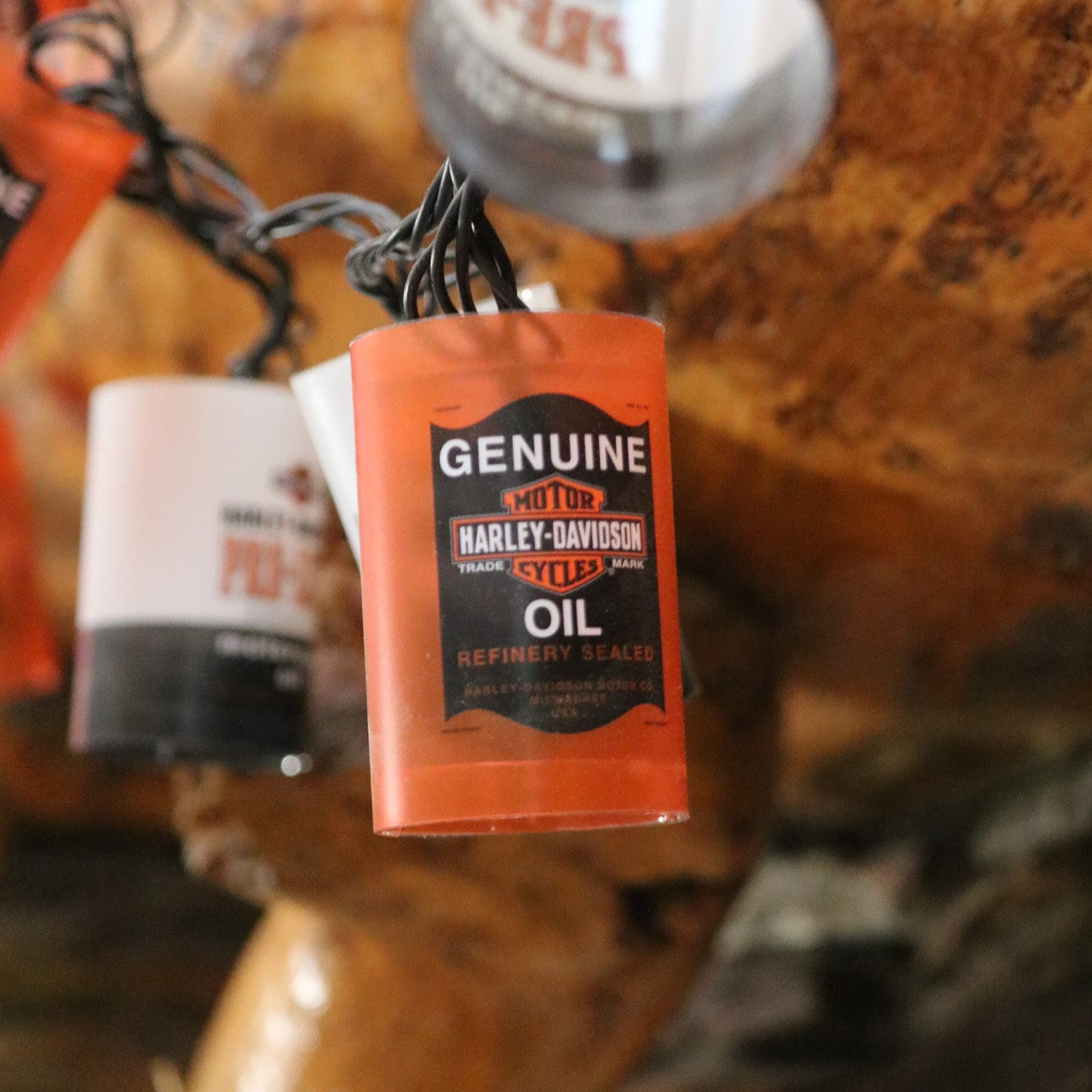 Harley-Davidson Oil Can Party Lights