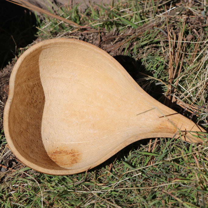 Decorative Gourd with Native American Etching