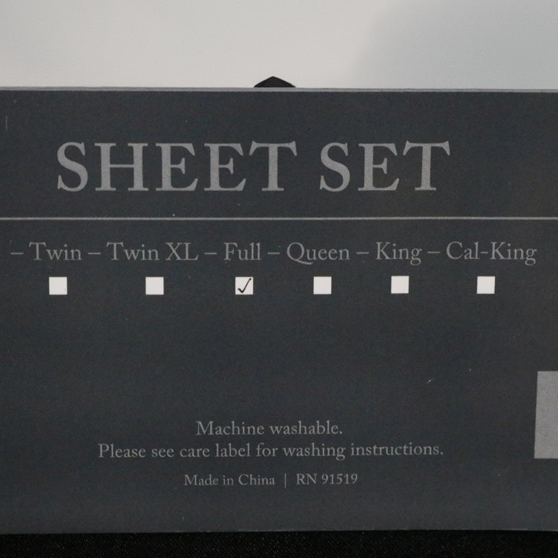 Madison Park Essentials Satin Wrinkle-Free Luxurious 6 Piece Sheet Set.