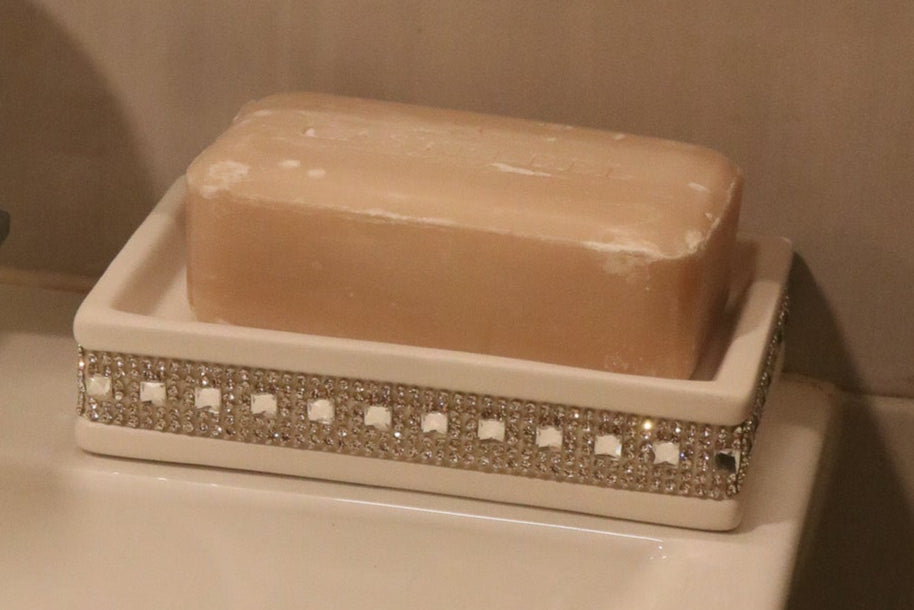 Rachel Zoe Soap Holder Modern and Elegant Bathroom Accent