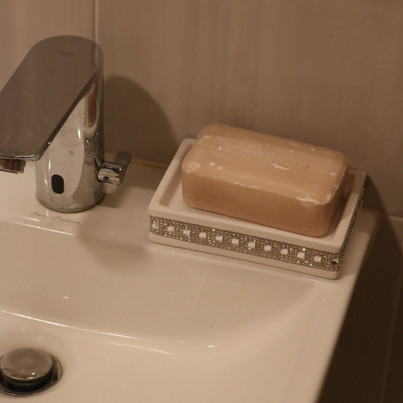 Rachel Zoe Soap Holder Modern and Elegant Bathroom Accent
