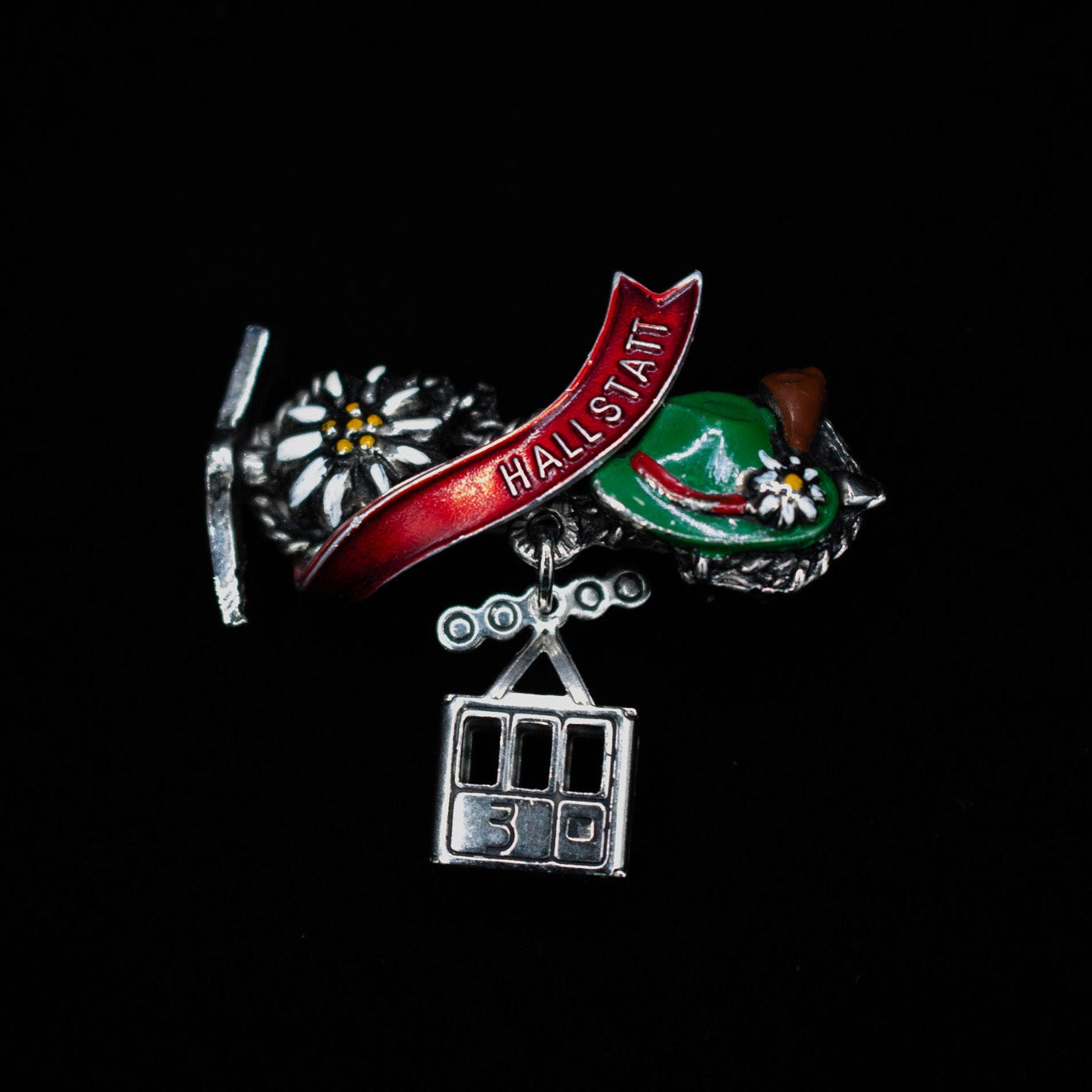 Silver Hallstatt Astraia Hat Pin