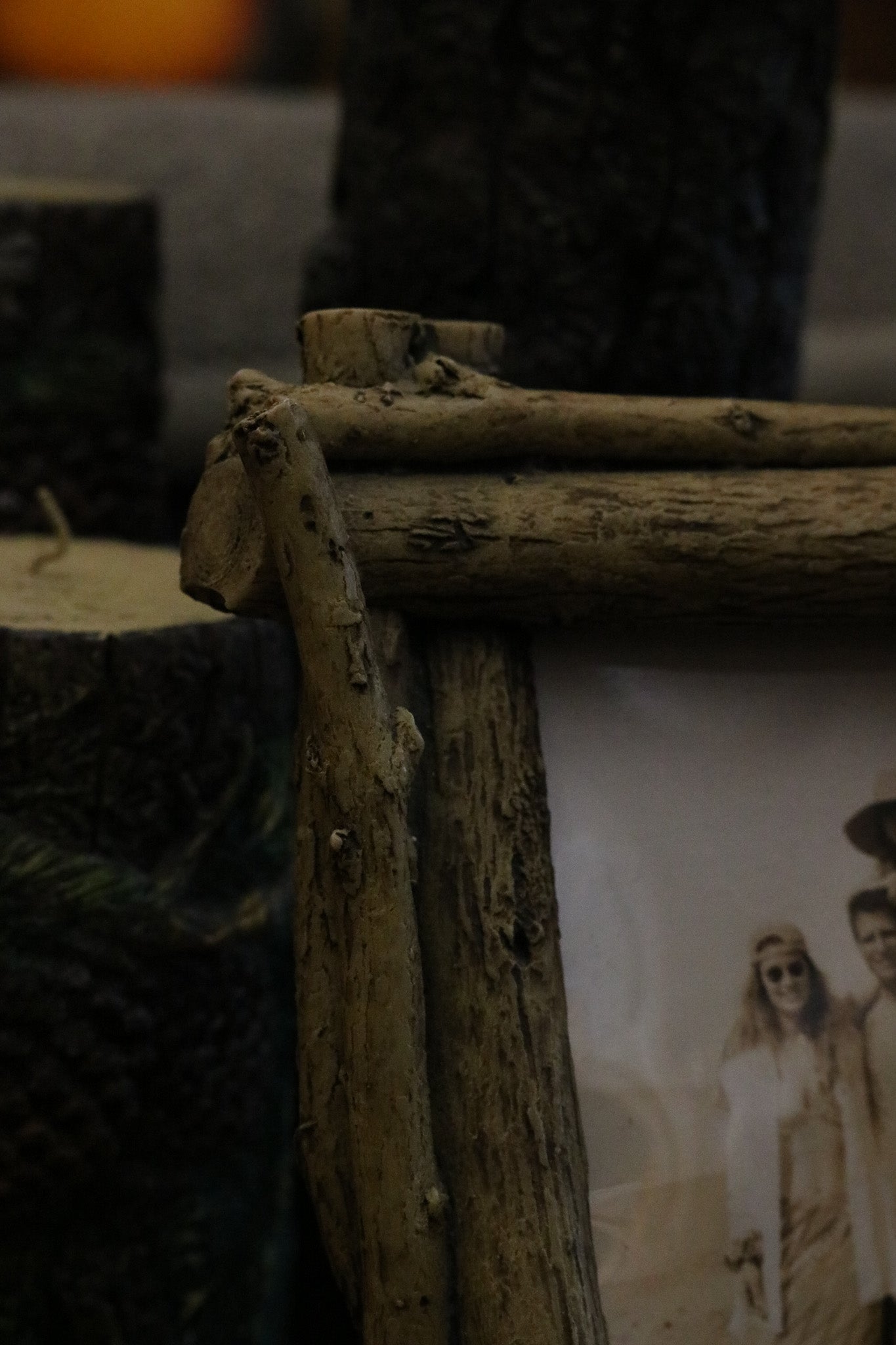 Midwest of Cannon Stacked Resin Log 3"x4" Picture Frame