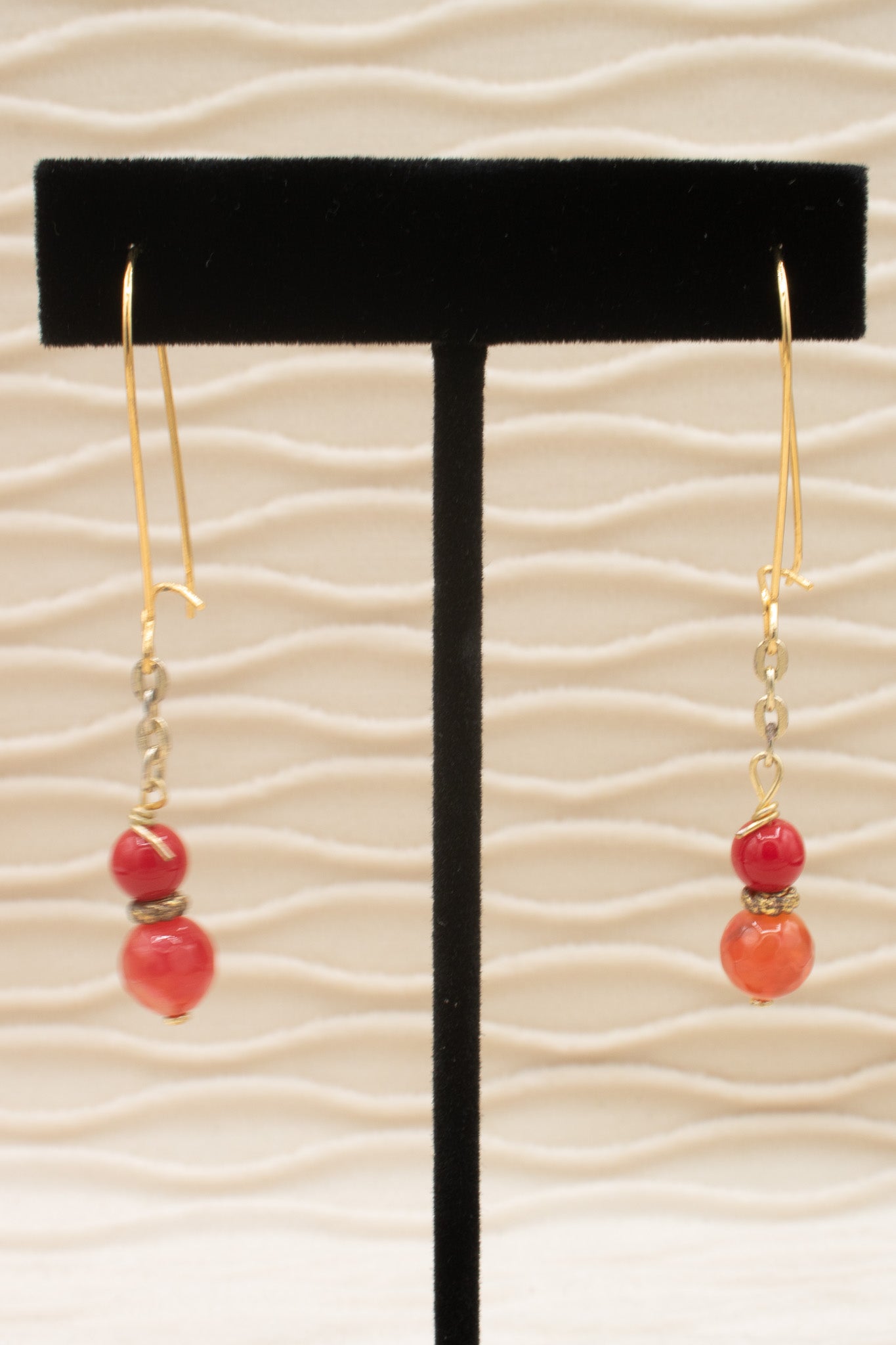 Handmade Beaded Boho Dangle Earrings