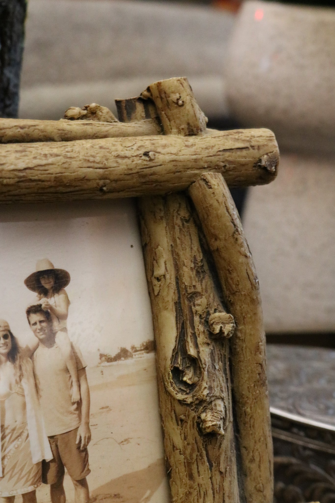 Midwest of Cannon Stacked Resin Log 3"x4" Picture Frame
