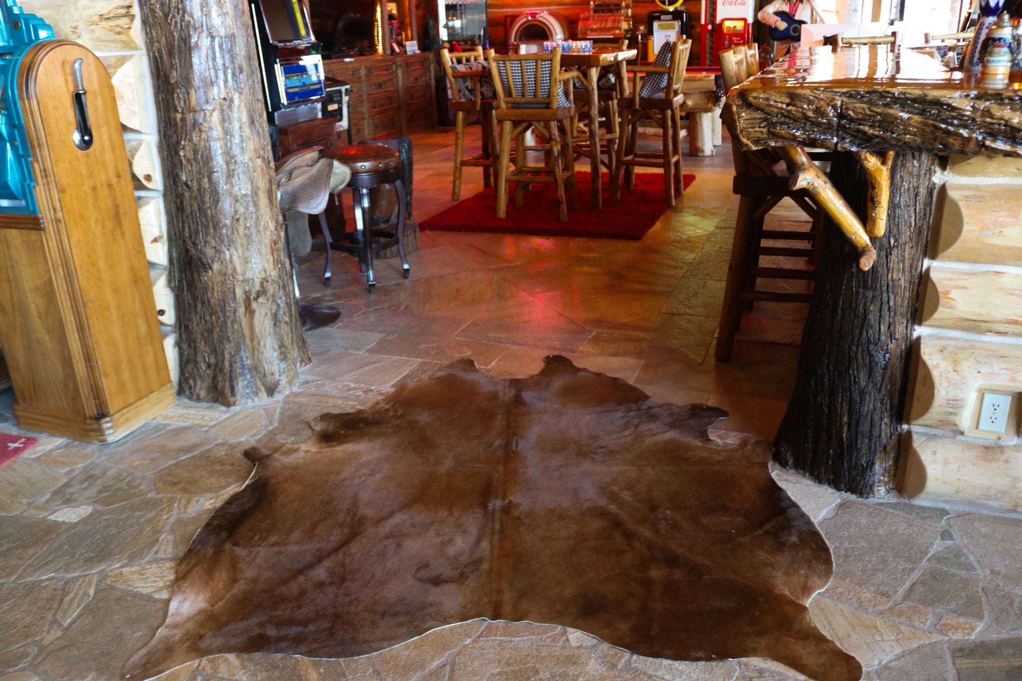 Original Brown Cowhide Handmade in Argentina