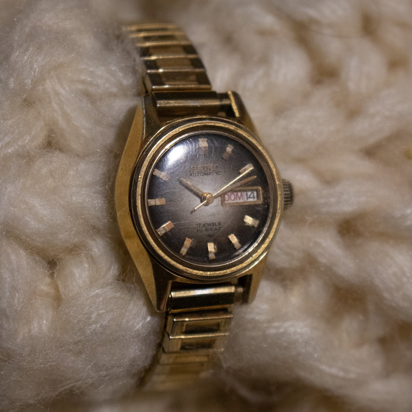 Vintage Seiko Automatic 17 Jewels Hi-Beat Wind-up Women's Watch