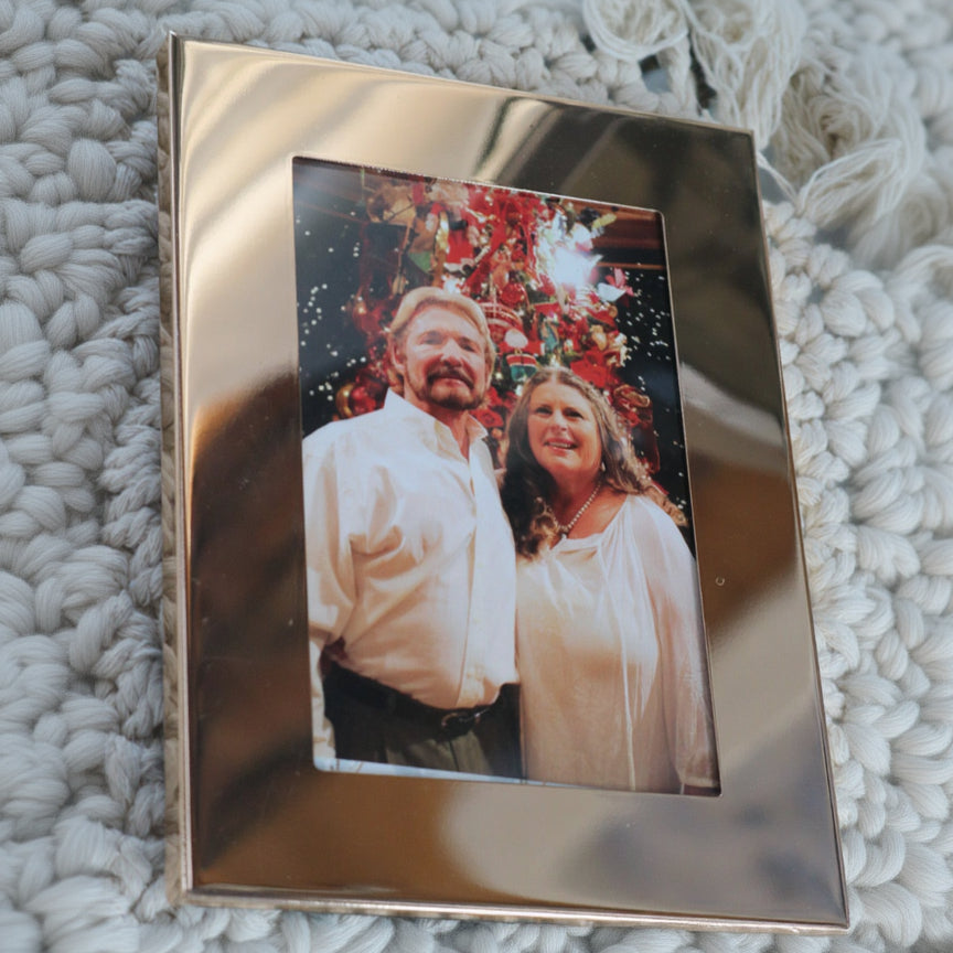 Dwell Studio Gold 4x6 Photo Frame