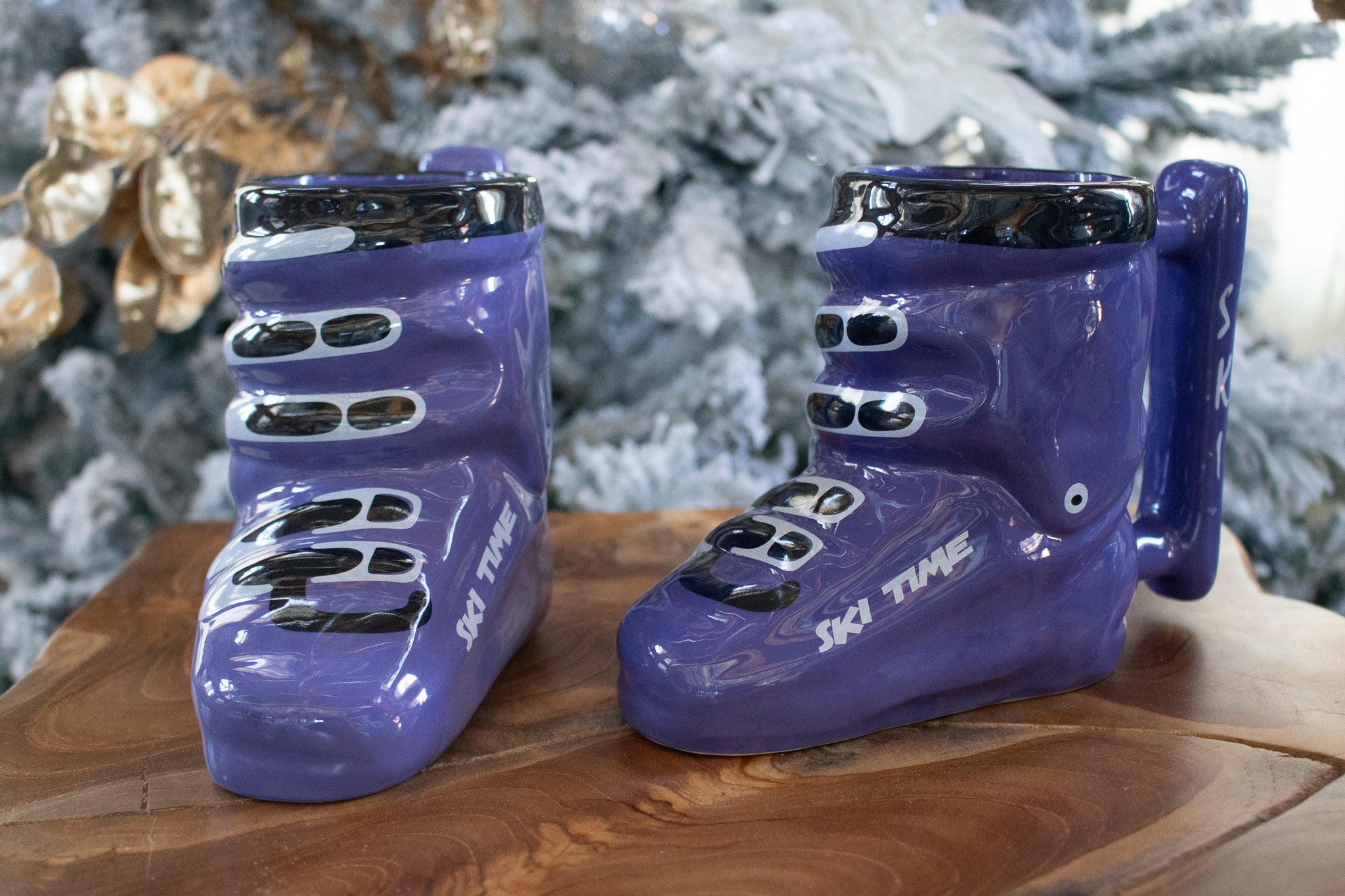 Ceramic Ski Time Ski Boot Ceramic Coffee Mug