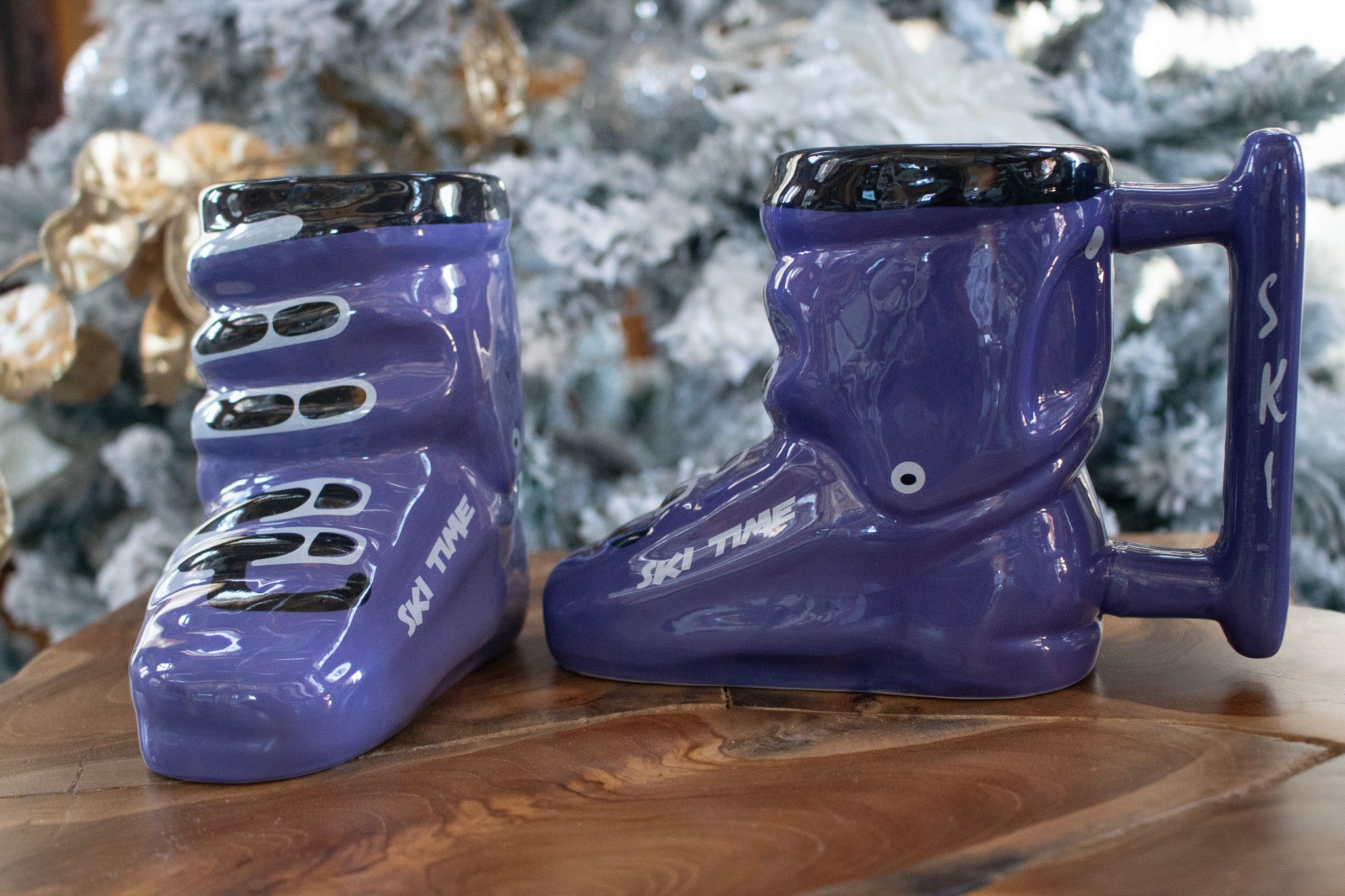 Ceramic Ski Time Ski Boot Ceramic Coffee Mug