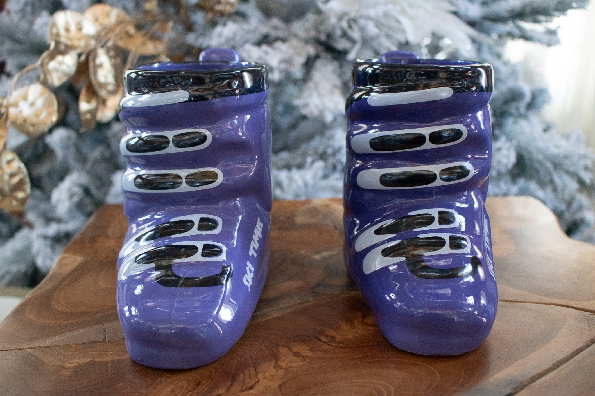 Ceramic Ski Time Ski Boot Ceramic Coffee Mug