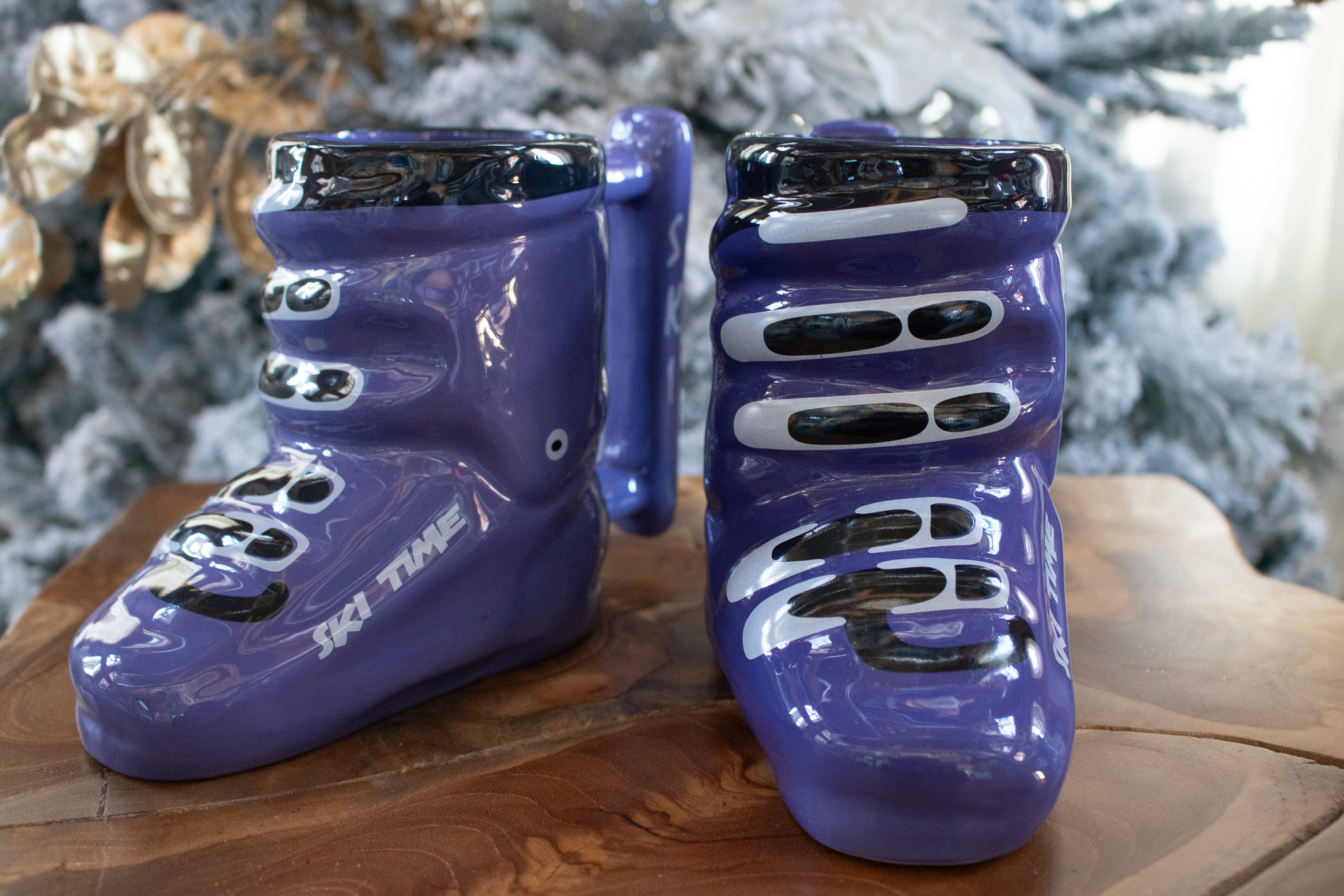Ceramic Ski Time Ski Boot Ceramic Coffee Mug