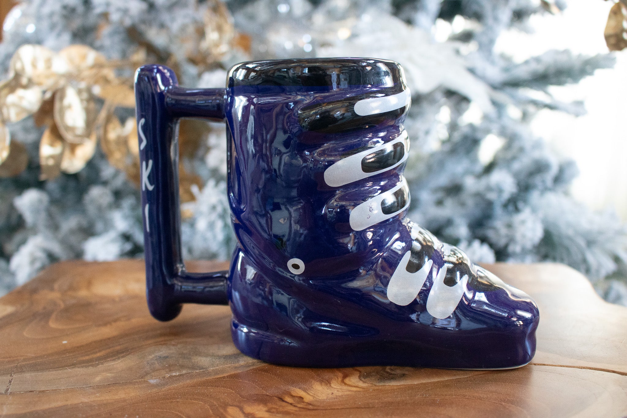 Ceramic Ski Time Ski Boot Ceramic Coffee Mug