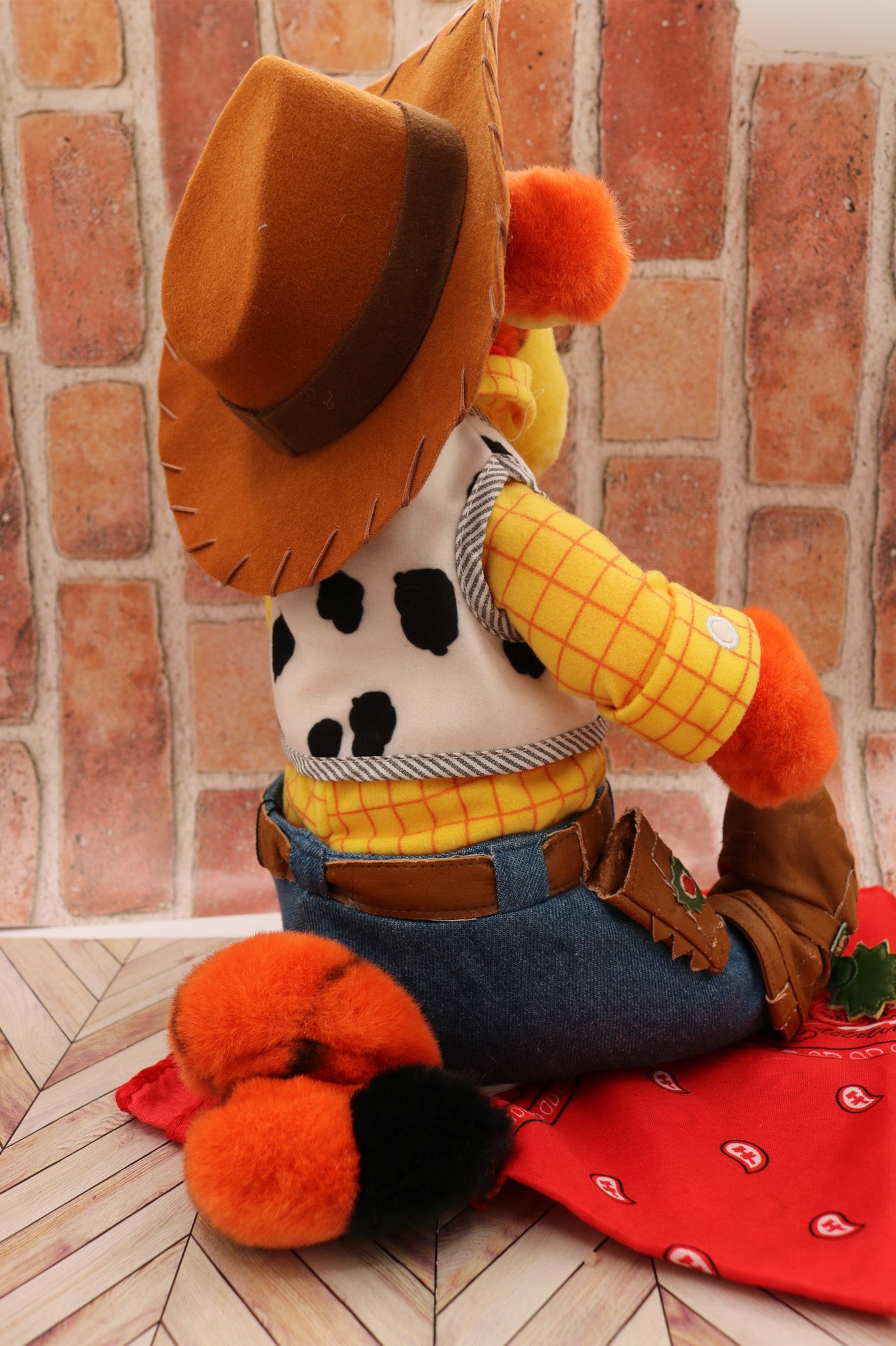Tigger Plushie Dressed as Woody