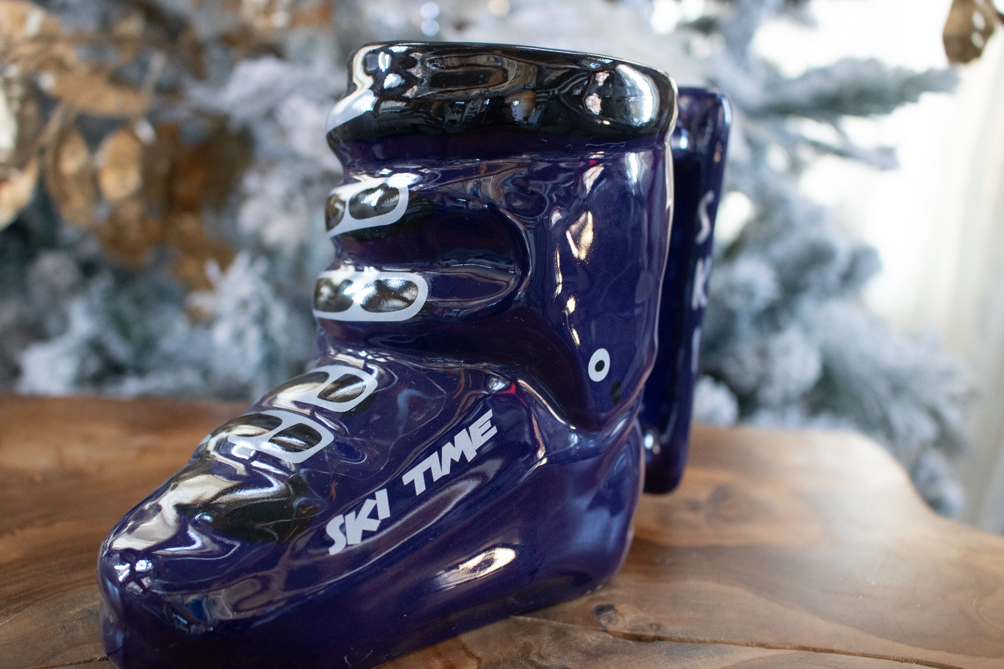 Ceramic Ski Time Ski Boot Ceramic Coffee Mug