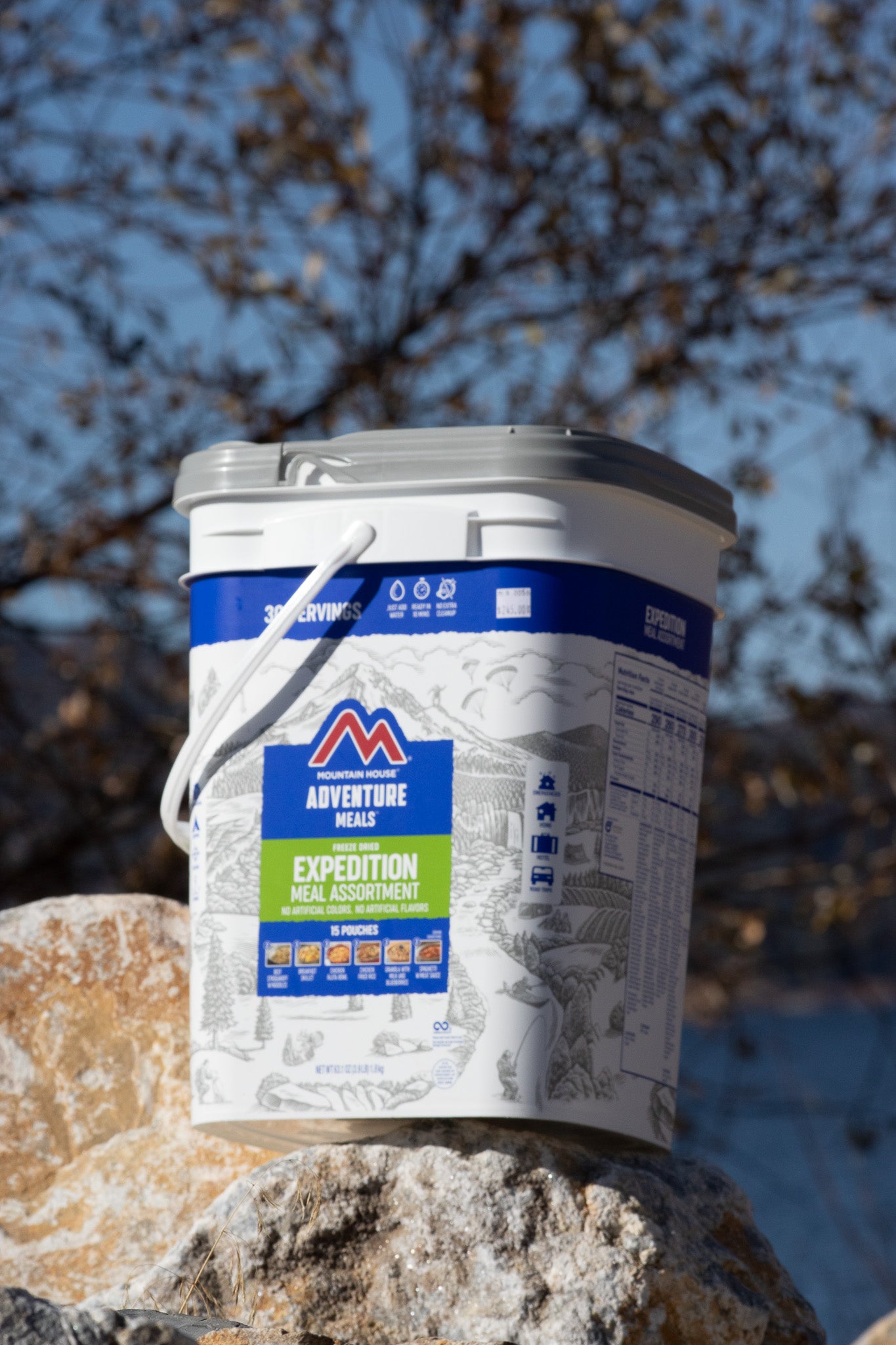 Mountain House Adventure Meals Bucket Freeze Dried Expedition