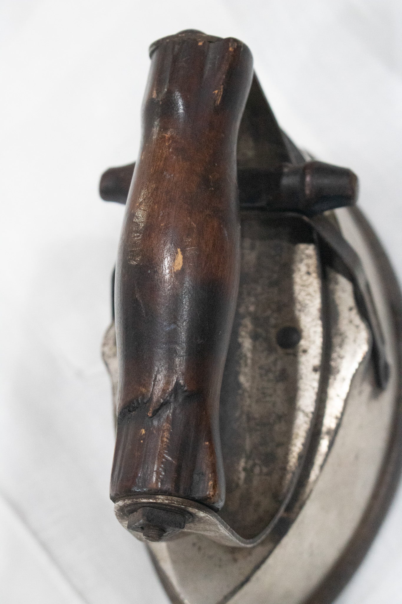 Wood Handle Cast Iron with Removable Hot Plate