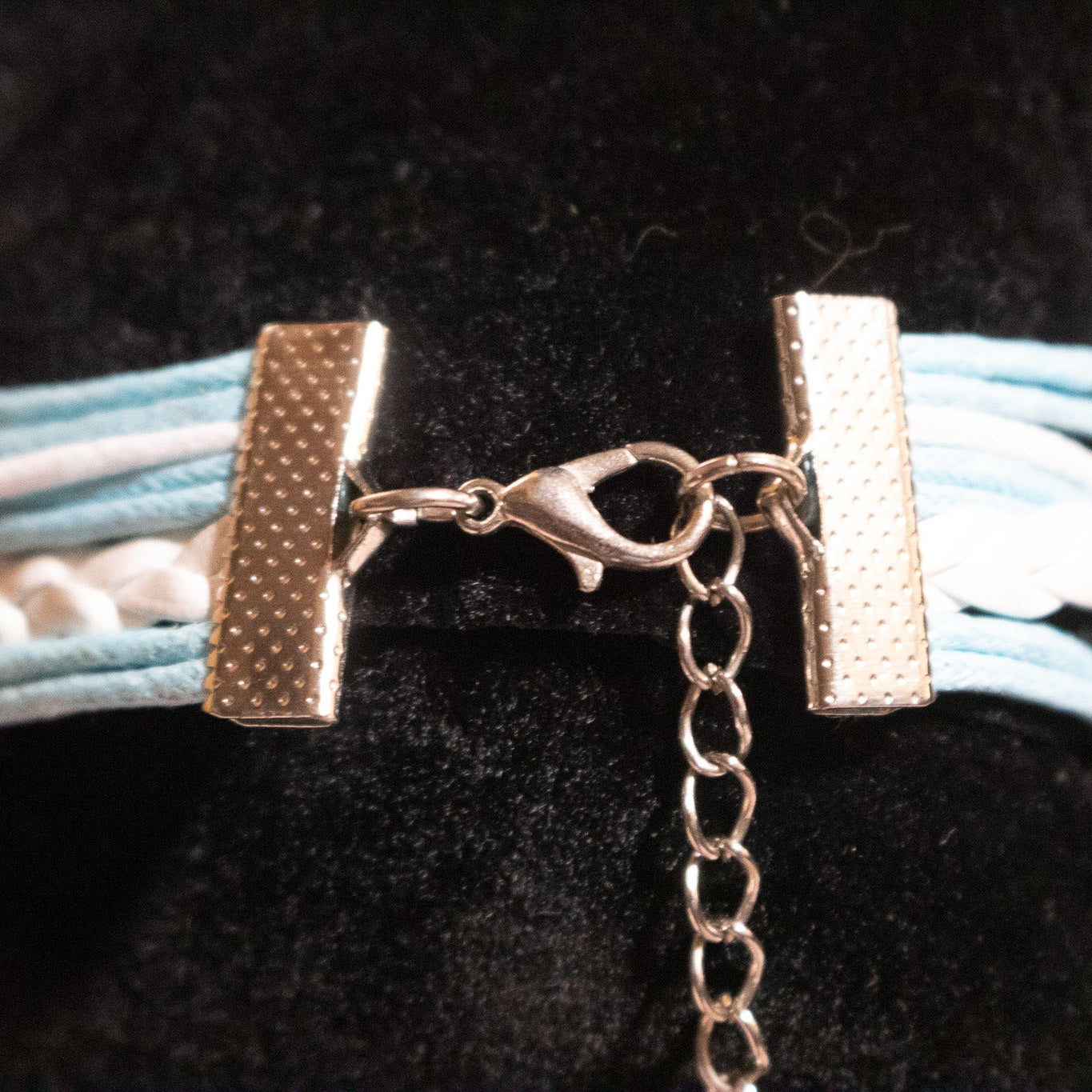 Friendship bracelet with Simple silver, alloy charms