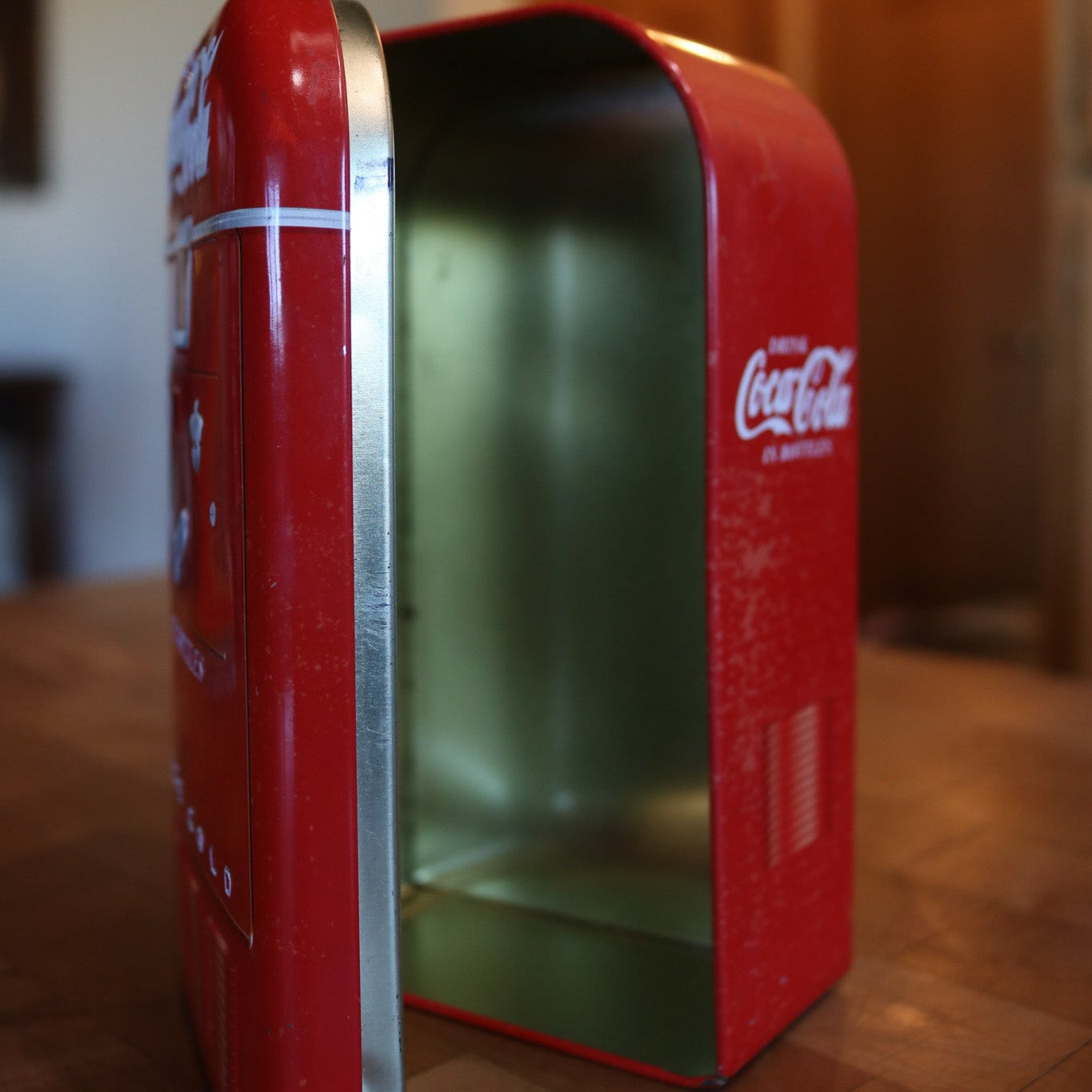 Vintage Coca Cola Vending Machine Tin