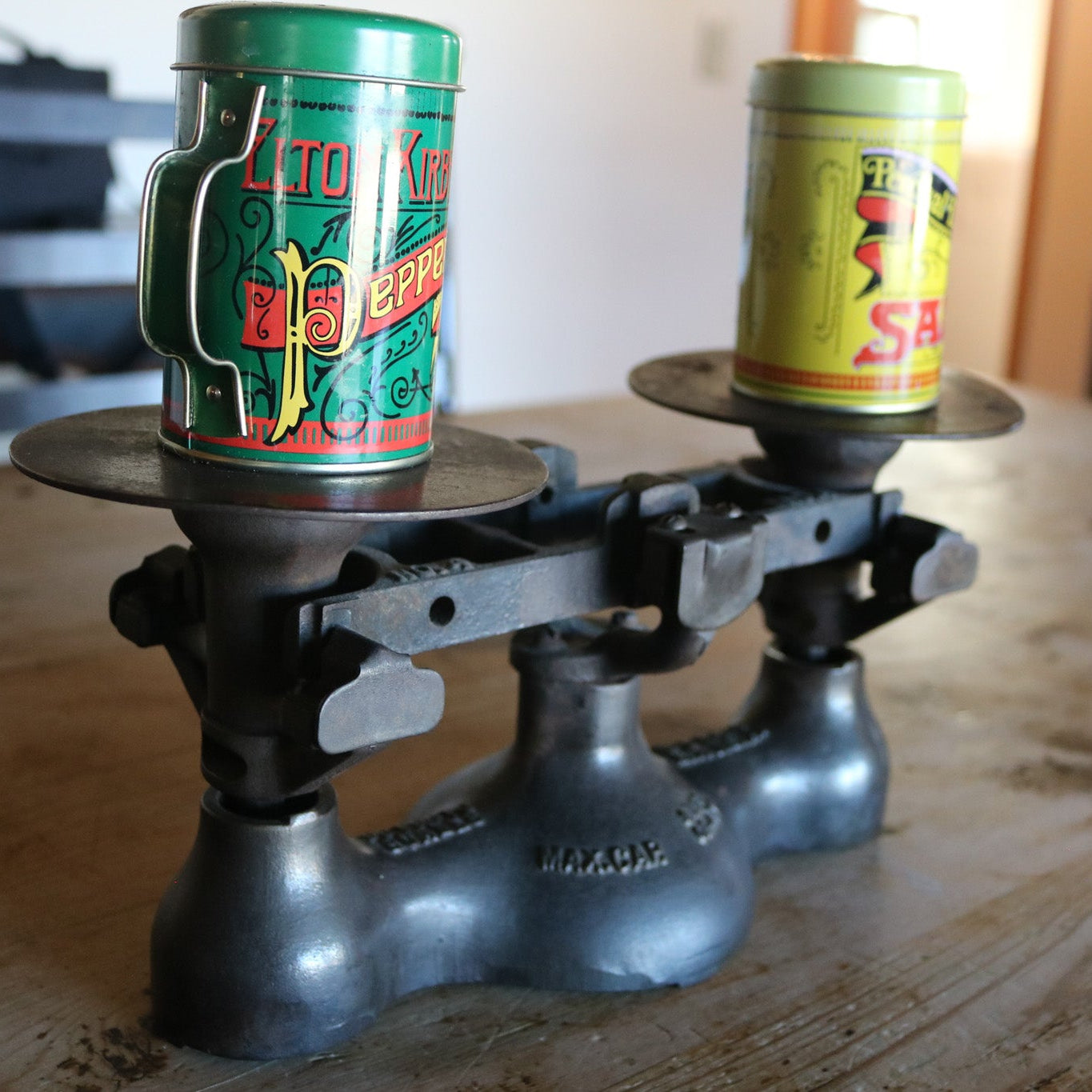 Antique Detecto Cast Iron Balance Scale
