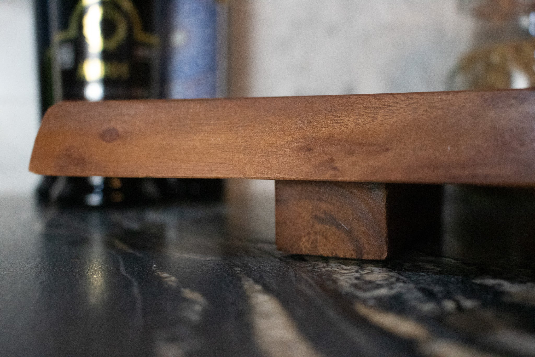 Serving Charcuterie Board with Raised Feet
