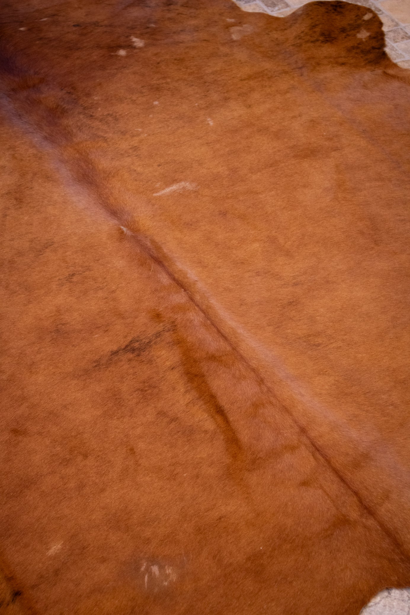 Dark Mahogany Cowhide Rug – Elegant and Timeless Design
