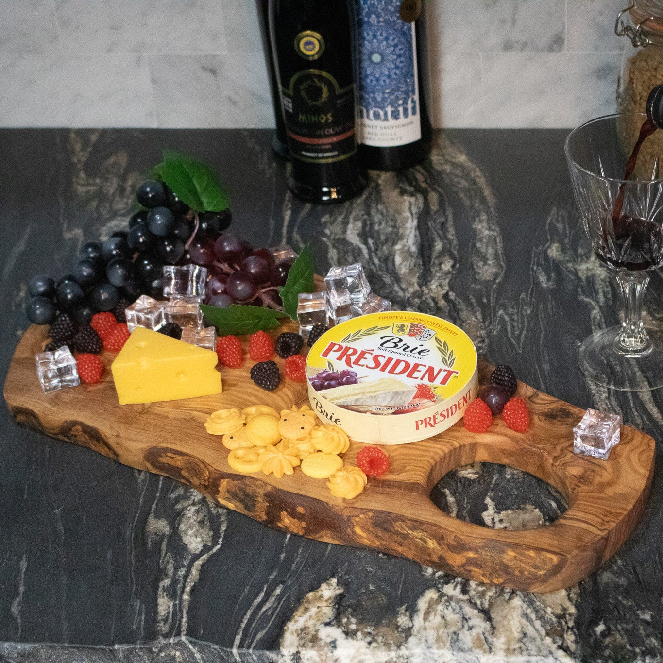 Arte Legno Soild Olive Wood Charcuterie Board