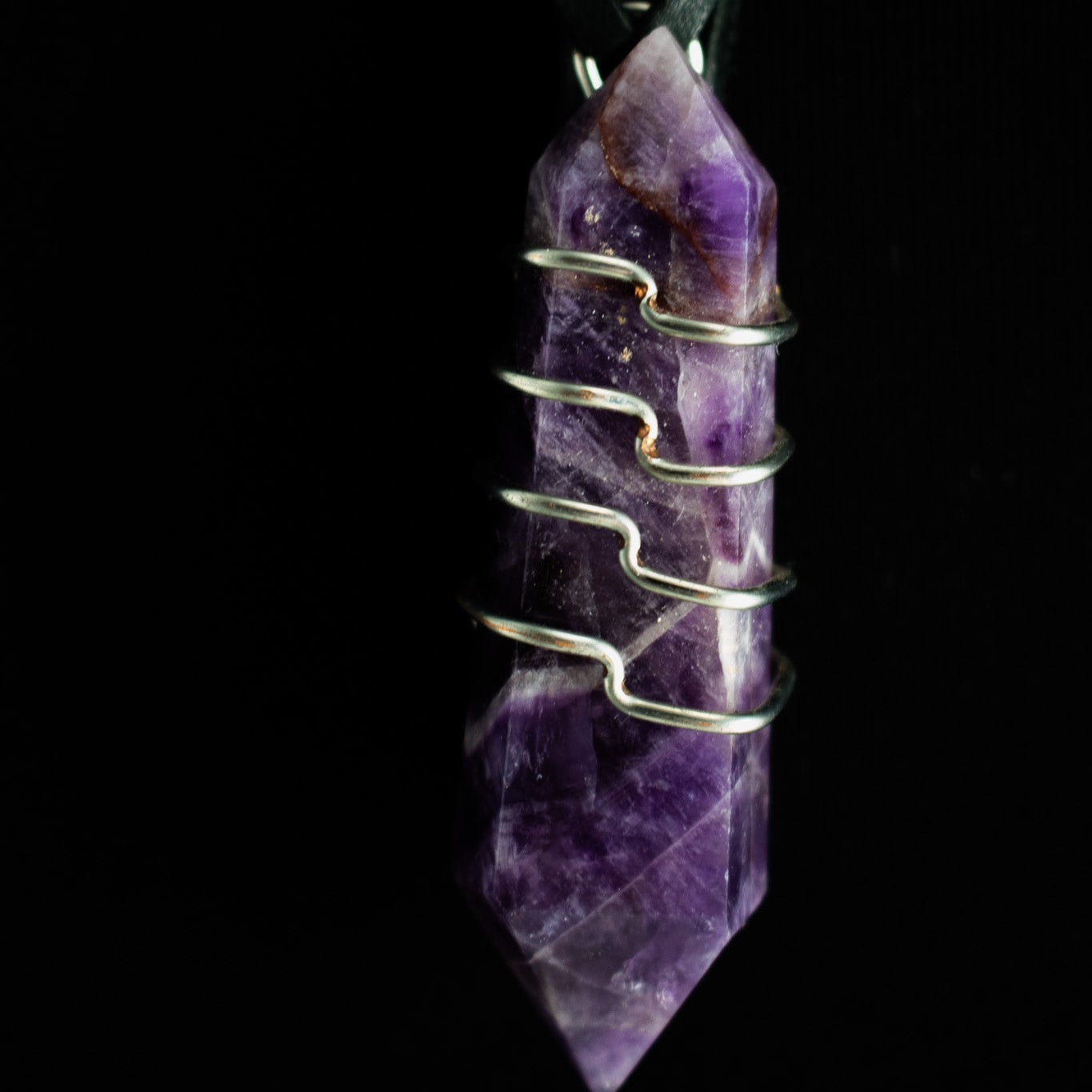 Healing Amethyst Crystal Neckles