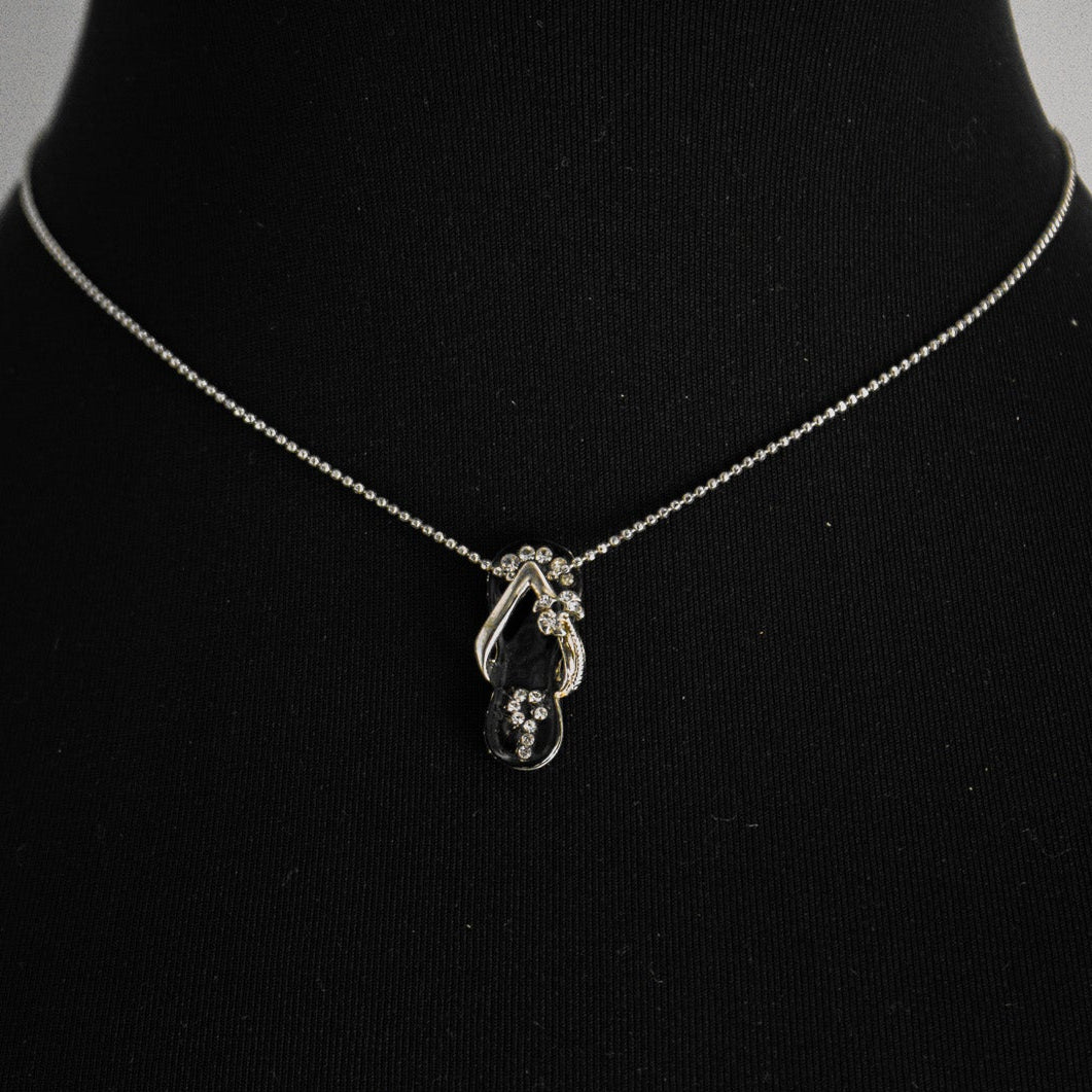 Palm Tree Sandal Necklace