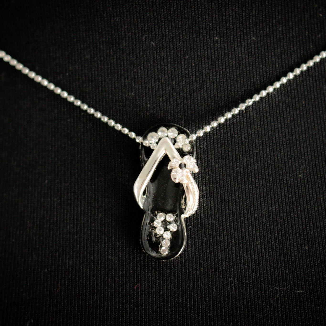 Palm Tree Sandal Necklace