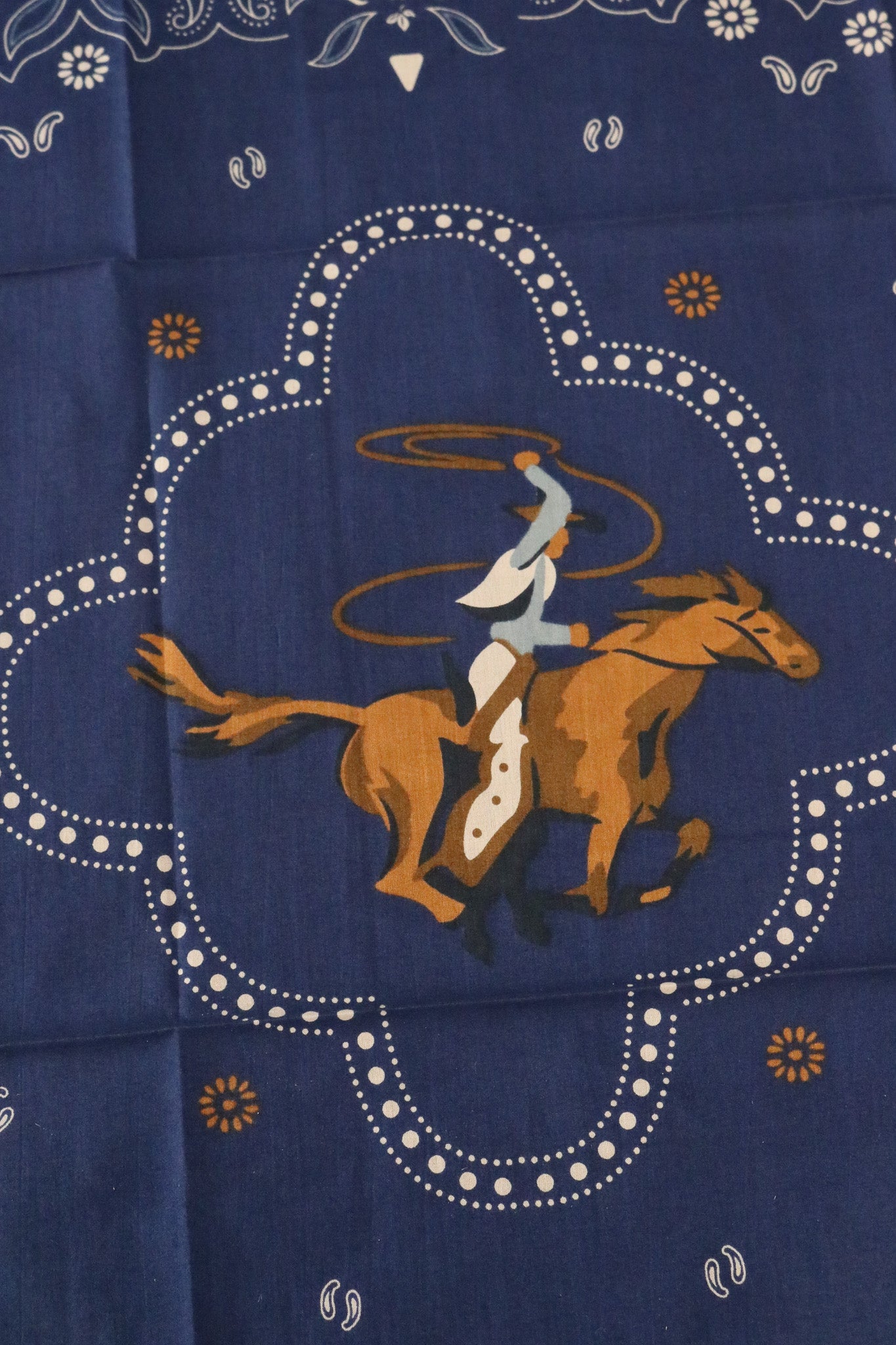 Dark Blue Pendleton Cowboy Bandana