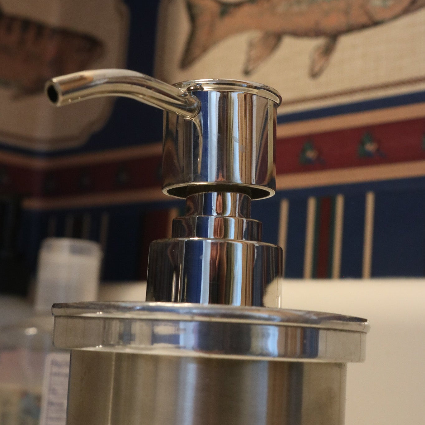 Sleek Chrome Soap Dispenser Modern and Elegant Design