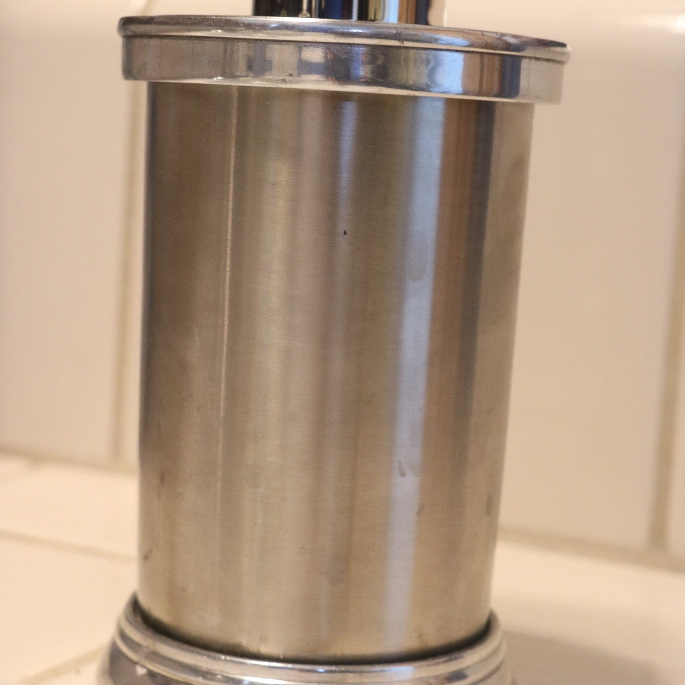 Sleek Chrome Soap Dispenser Modern and Elegant Design