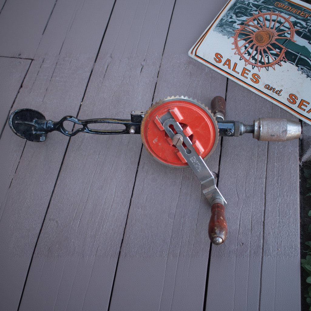 Vintage Craftsman Large Hand Press Drill