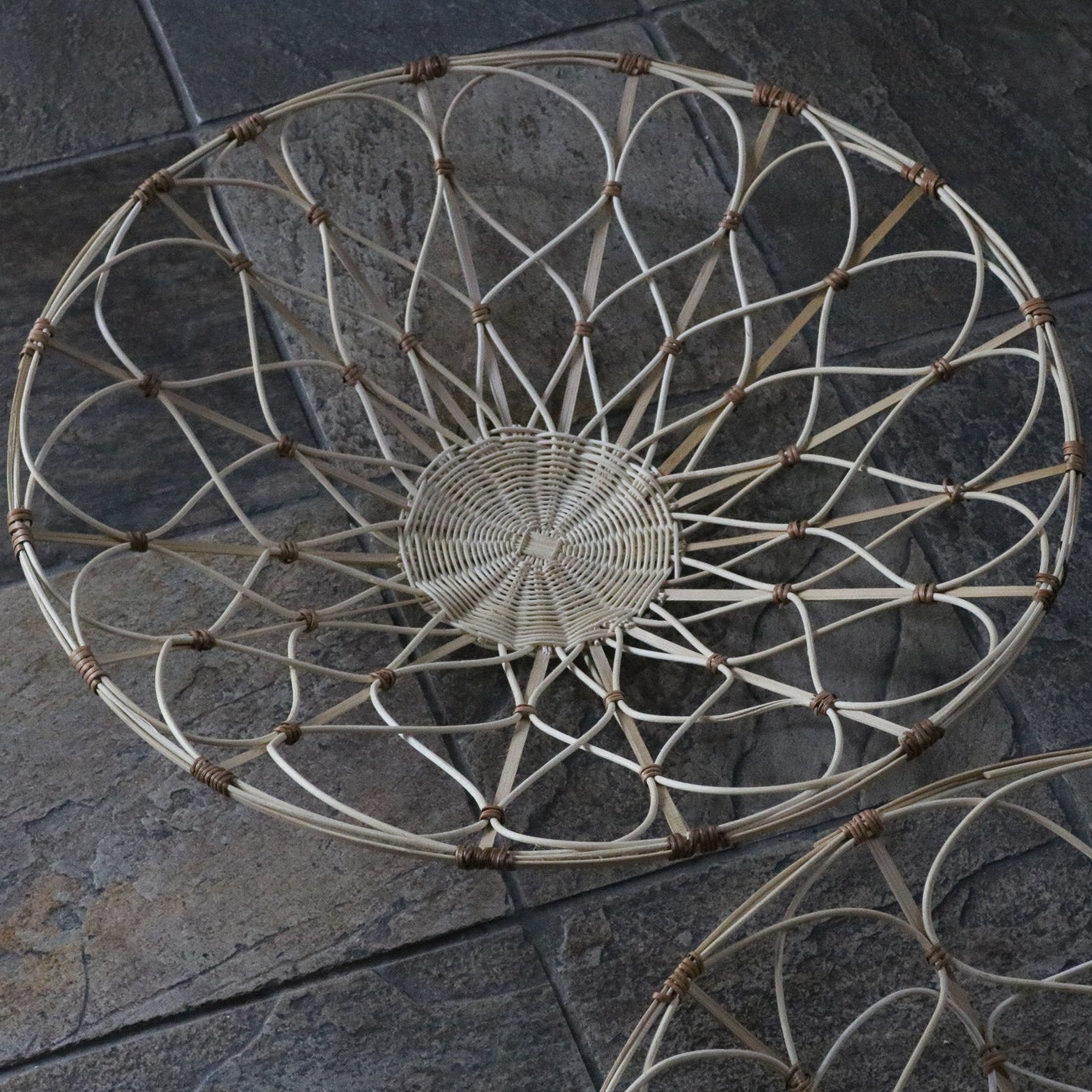 Scandinavian Minimalist Woven Basket Wall Art Elegant and Simple