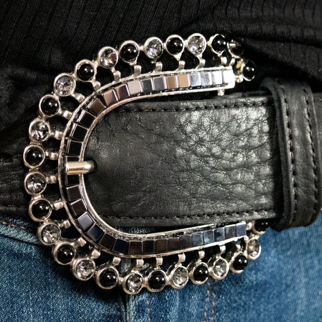 Soft Surroundings Dolly Embellished Buckle Belt