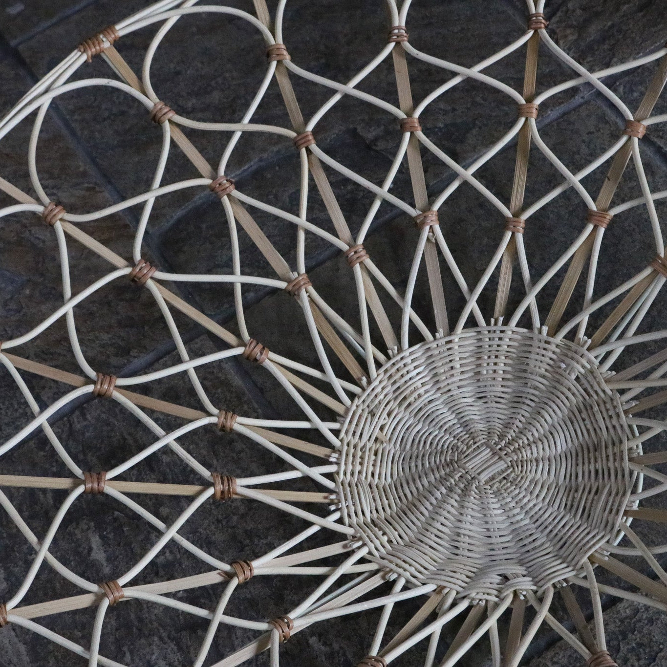 Scandinavian Minimalist Woven Basket Wall Art Elegant and Simple