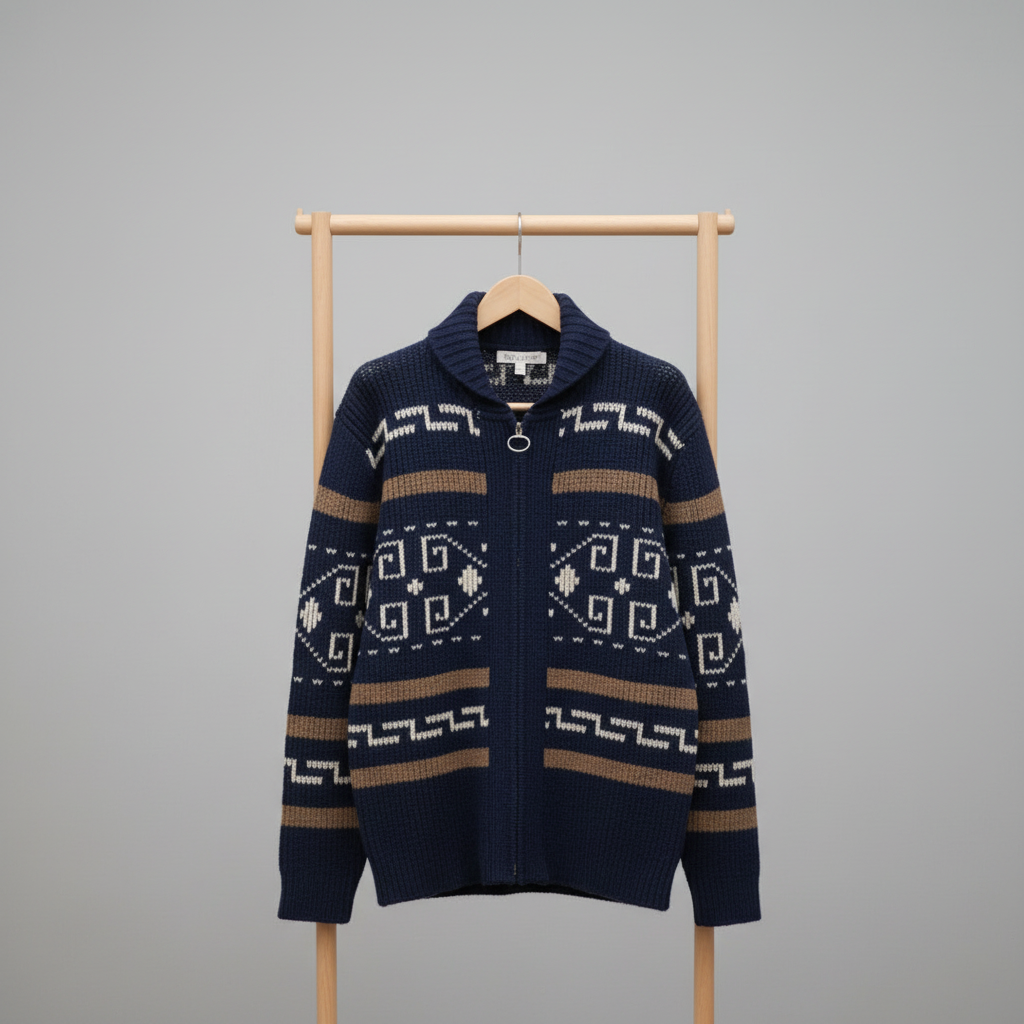 Pendelton Original Westerly Navy/ Brown Coat