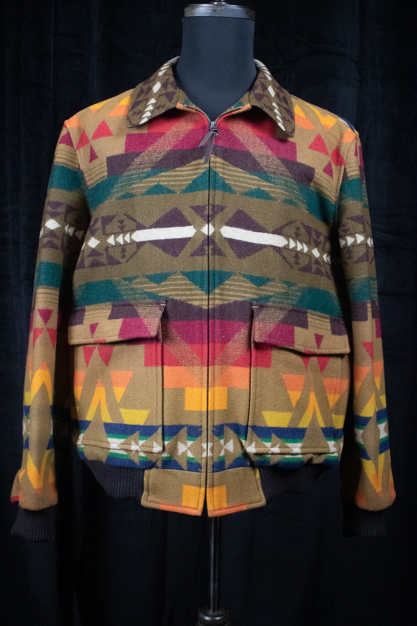pendleton colton coat alto mesa brown southwestern wool jacket