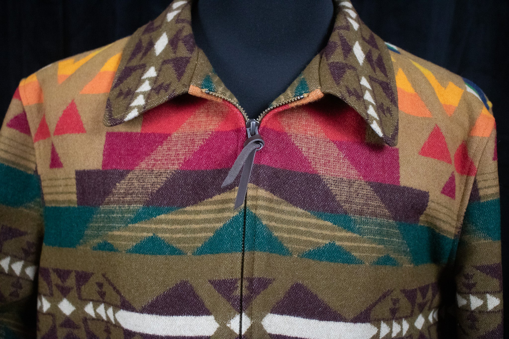 Pendleton Colton Coat Alto Mesa Brown Southwestern Wool Jacket New